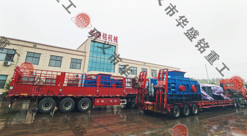 瓜米石制砂機發貨現場