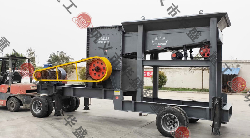 移動(dòng)對輥制砂機(jī)處理鵝卵石怎么樣？多少錢一臺(tái)？